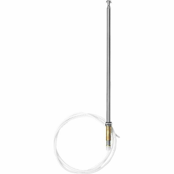 Uro Parts 900Mm Toothed Style-W/Chrome Tip Antenna Mast, 2018270001 2018270001